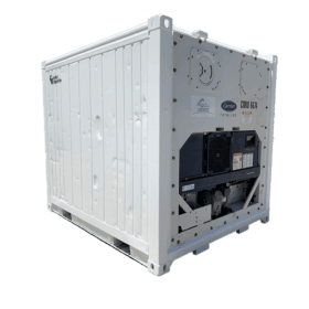 10' Mini Three Phase Refrigerated Shipping Container front