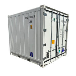10ft 3 phase refrigerated container diagonal view