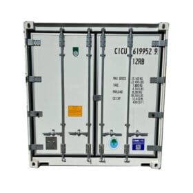 10ft 3 phase refrigerated container interior front view