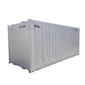 20' Insulated Container Ex Refrigerated diagonal rear
