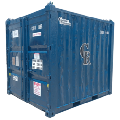 10' dry offshore container diagonal front view