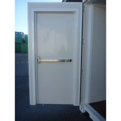 Personal Access Door with emergency internal push bar release