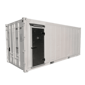 20' RF 3Ph De-humidification Seed Container diagonal front view