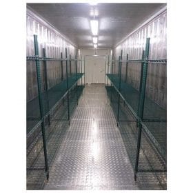 Interior of Refrigerated Container