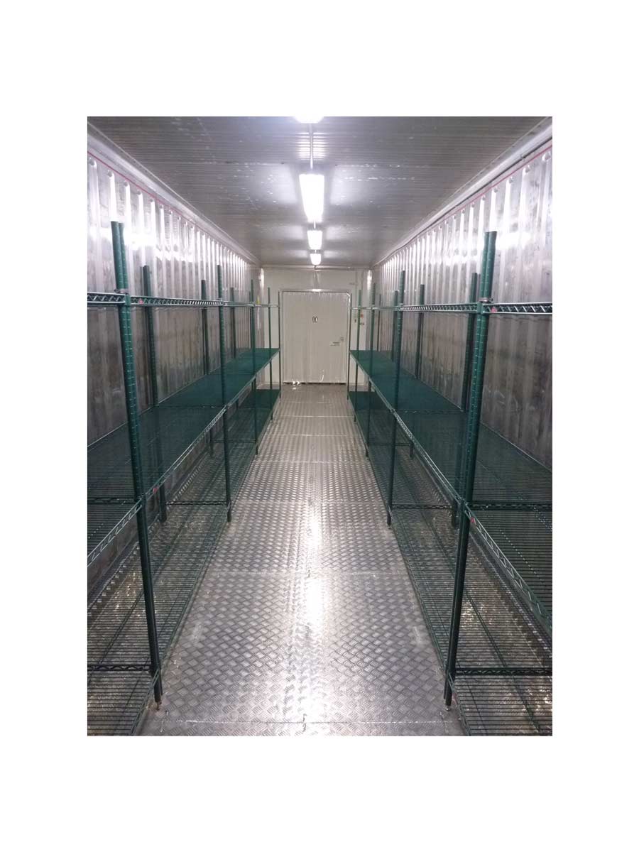 Interior of Refrigerated Container