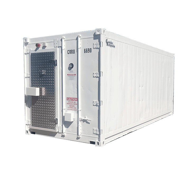20' Three Phase Refrigerated 2/3 Chiller 1/3 Freezer - Twin Zone Type 1 - Internal Door
