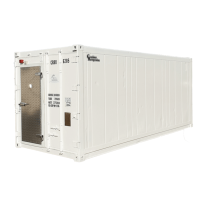 20ft refrigerated containers modified for additional safety such as emergency stop systems