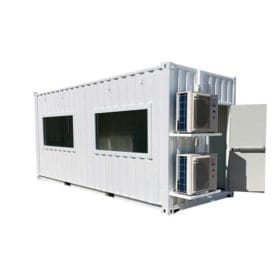 20ft HC Dry Container Control Room diagonal rear
