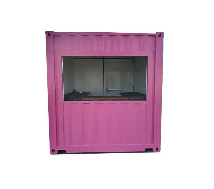 10ft Event Ticket Booth exterior side