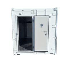 Personnel Door Front Open on Reefer Container