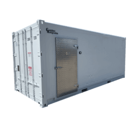 Personnel Door on Reefer Container Side Closed