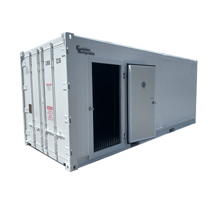 Personnel Door on Reefer Container Side Open
