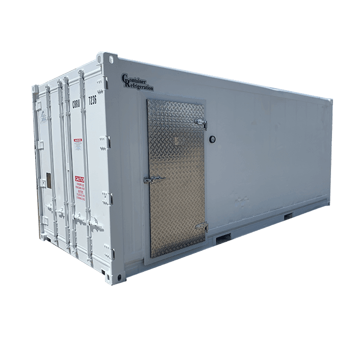 Personnel Door on Reefer Container Side Closed