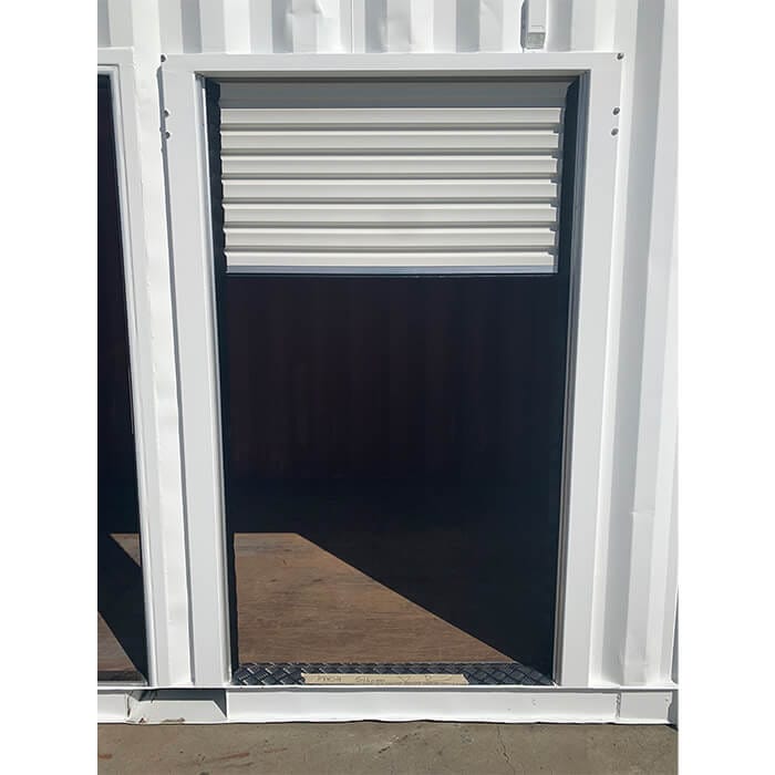 roller door for shipping container open
