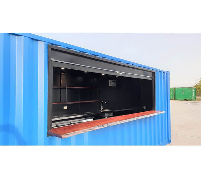 roller shutters for container servery