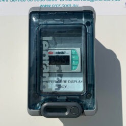 temperature display digital closeup closed