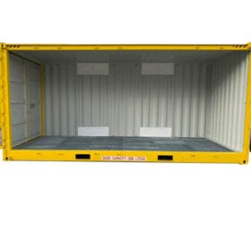20' Dry Dangerous Goods Side Opening Container Interior