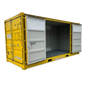 20' Dry Dangerous Goods Side Opening Container Open