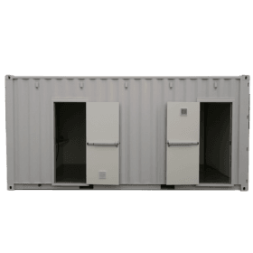 20ft High Cube Site Office Side