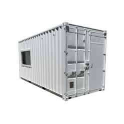 20ft HC Container Server room exterior diagonal front view