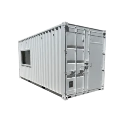 20ft HC Container Server room exterior diagonal front view