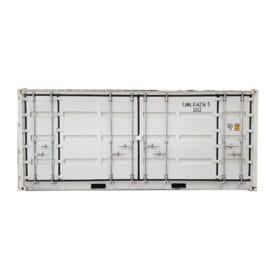 20ft Dry Container with Super Folding Doors Closed Side View