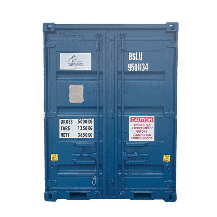 6ft offshore dry container front view