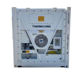 20ft refrigerated shipping container with thermoking unit installed