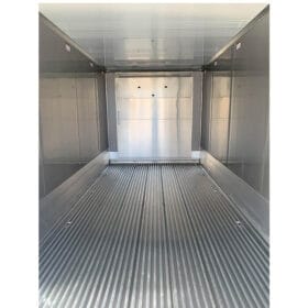 20ft standard reefer interior closeup