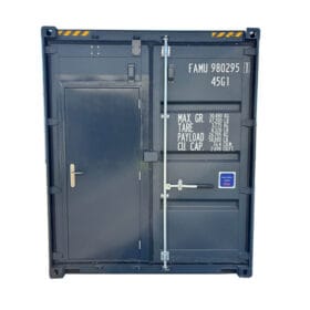 40ft HC Insulated Locker Room front view