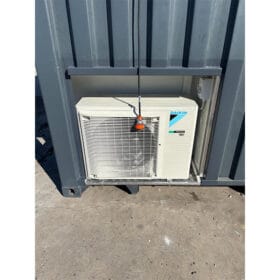 40ft HC Insulated Locker Room ac system