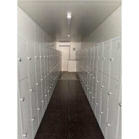 40ft HC Insulated Locker Room interior