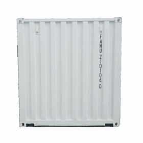 new 20ft dry shipping container rear view