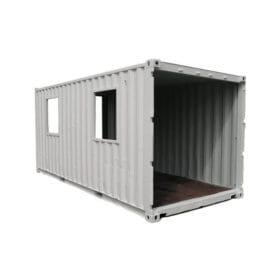 20ft smokers hut diagonal