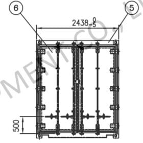 high cube refrigerated shipping containers doors diagram