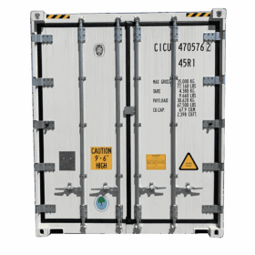 high cube refrigerated shipping containers doors