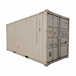 New 20ft HC Dry Shipping Container front diagonal view