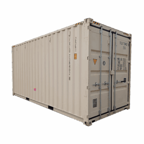 New 20ft HC Dry Shipping Container front diagonal view