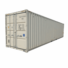 New 40ft HC Dry Shipping Container front diagonal