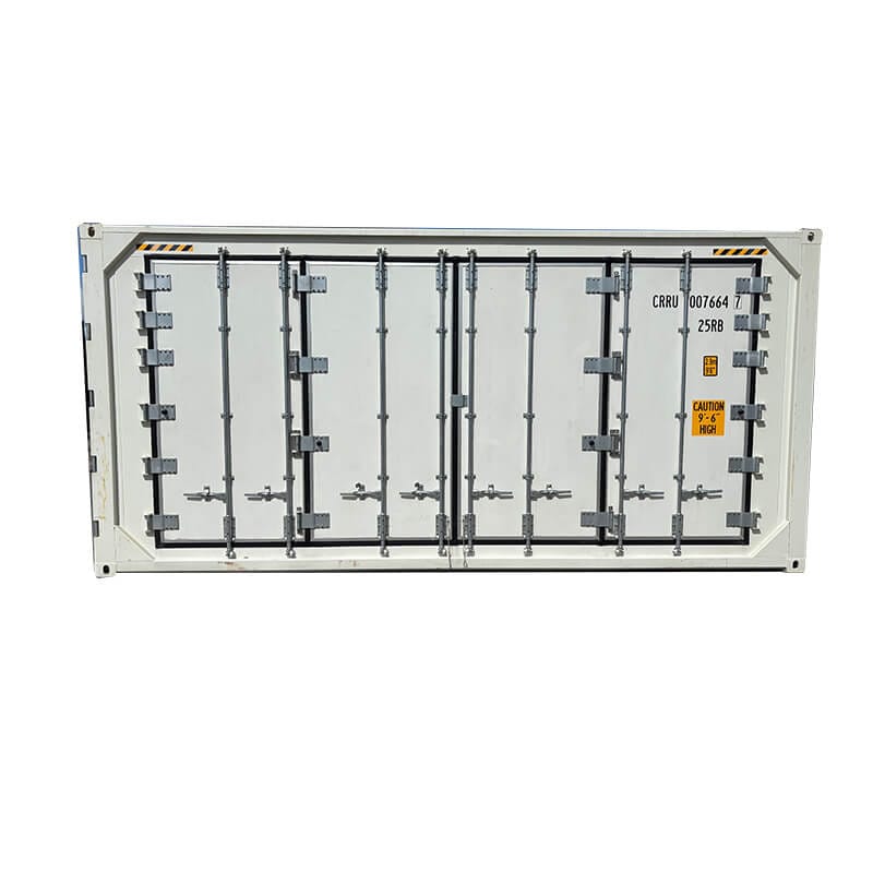20ft high cube open side refrigerated container side view