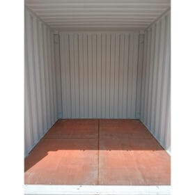 10ft dry white shipping container interior