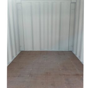 6ft dry white shipping container interior