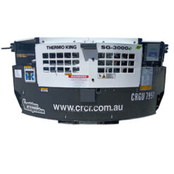 Thermoking SGCO-3000e clip on generator for shipping containers diagonal right front view