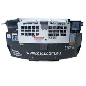 Thermoking SGCO-3000e clip on generator for shipping containers diagonal right front view