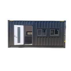 20ft high cube container home frontal view