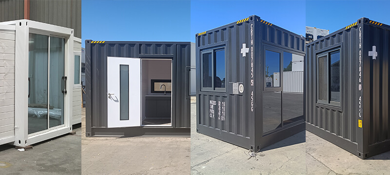 tiny home examples in a banner for a blog post