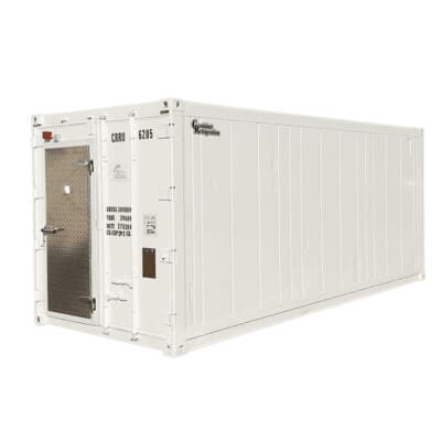 20ft refrigerated containers modified for additional safety such as emergency stop systems