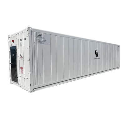 40ft high cube Refrigerated Container 3ph Modified with personnel door and dial thermometer and emergency stop system