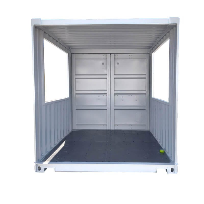 10ft dry smokers hut made from shipping container interior